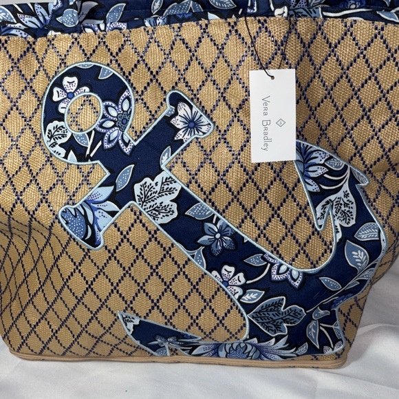 Vera Bradley Anchor Tropics Tapestry Beach Tote Bag - Picture 2 of 14